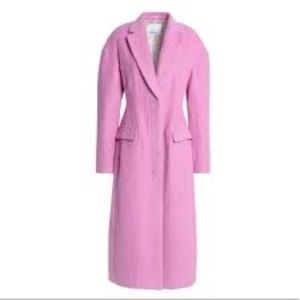 Phillip Lim Pink Felt Runway Coat